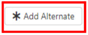 Add Alternate Course Icon