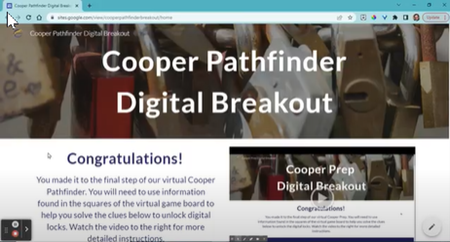 Virtual Cooper Pathfinder Breakout